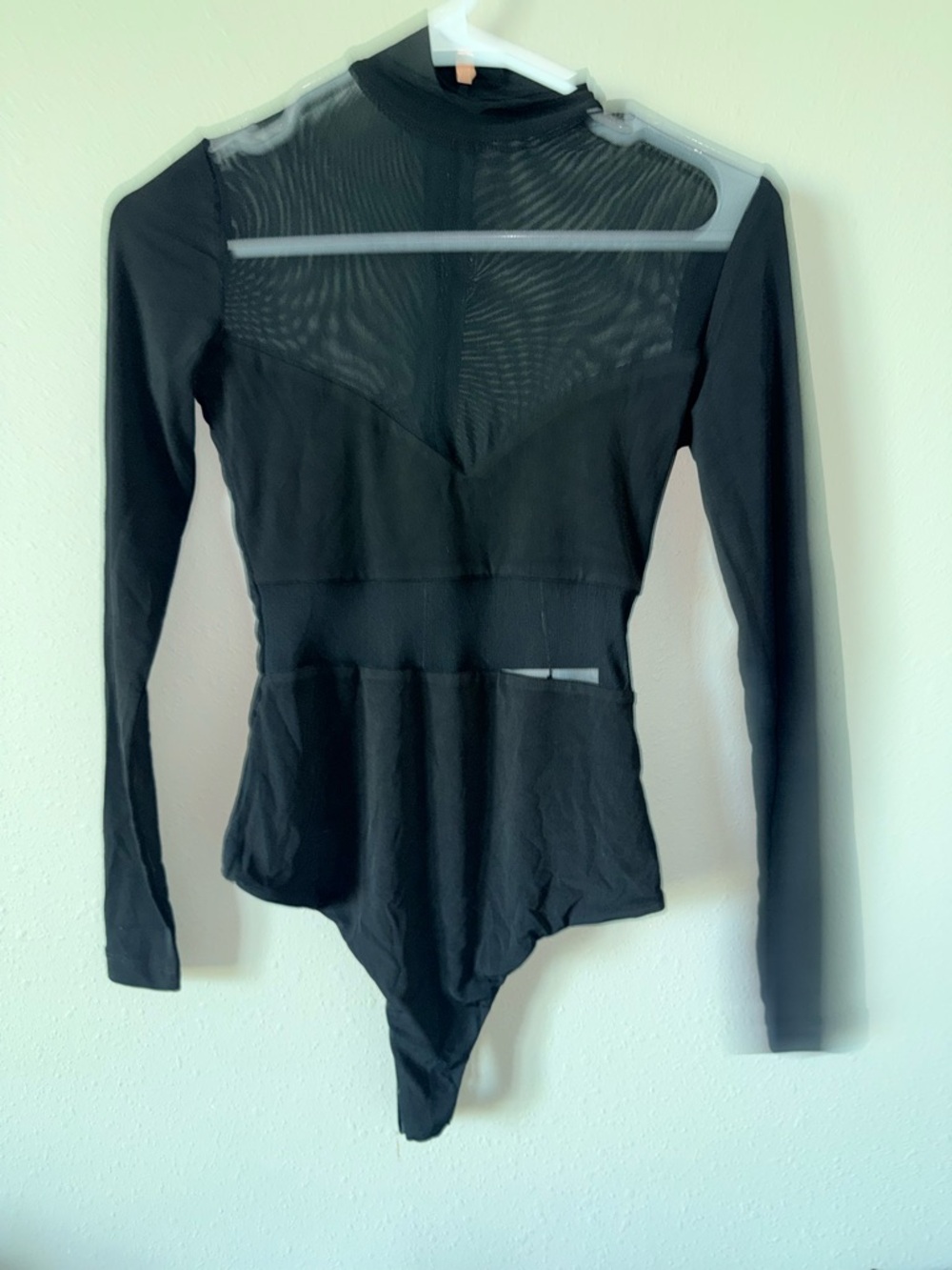 New with Flaw Nookie HYPNOTISE MESH BODYSUIT Medium Black Long Sleeve - Picture 4 of 7